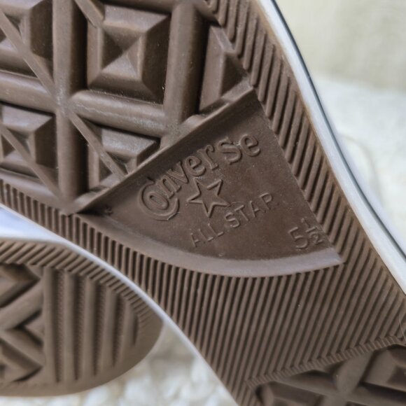 Chuck Taylor Converse All Star Platform High Top Sneakers,Size 7.5 - Picture 8 of 10